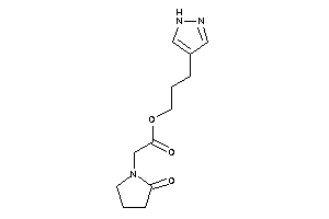 2-(2-ketopyrrolidino)acetic Acid 3-(1H-pyrazol-4-yl)propyl Ester