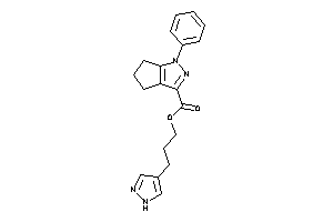 1-phenyl-5,6-dihydro-4H-cyclopenta[c]pyrazole-3-carboxylic Acid 3-(1H-pyrazol-4-yl)propyl Ester