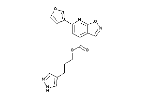 6-(3-furyl)isoxazolo[5,4-b]pyridine-4-carboxylic Acid 3-(1H-pyrazol-4-yl)propyl Ester