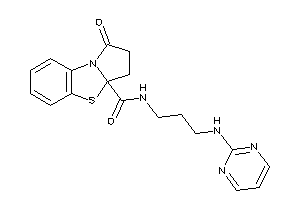 1-keto-N-[3-(2-pyrimidylamino)propyl]-2,3-dihydropyrrolo[2,1-b][1,3]benzothiazole-3a-carboxamide