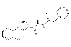 Image of N'-(2-phenylacetyl)pyrazolo[1,5-a]quinazoline-3-carbohydrazide