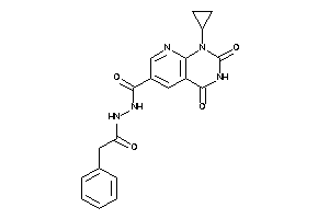 1-cyclopropyl-2,4-diketo-N'-(2-phenylacetyl)pyrido[2,3-d]pyrimidine-6-carbohydrazide