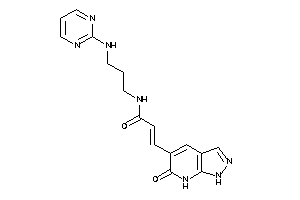 3-(6-keto-1,7-dihydropyrazolo[3,4-b]pyridin-5-yl)-N-[3-(2-pyrimidylamino)propyl]acrylamide