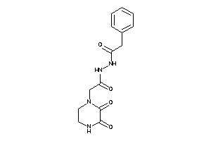 2-(2,3-diketopiperazino)-N'-(2-phenylacetyl)acetohydrazide