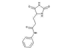 3-(2,5-diketoimidazolidin-4-yl)-N-phenyl-propionamide
