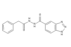 N'-(2-phenylacetyl)-1H-benzotriazole-5-carbohydrazide