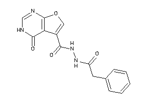 4-keto-N'-(2-phenylacetyl)-3H-furo[2,3-d]pyrimidine-5-carbohydrazide