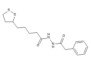 5-(dithiolan-3-yl)-N'-(2-phenylacetyl)valerohydrazide