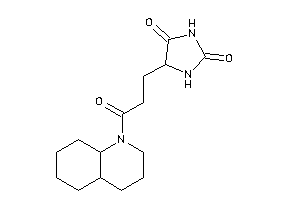 5-[3-(3,4,4a,5,6,7,8,8a-octahydro-2H-quinolin-1-yl)-3-keto-propyl]hydantoin