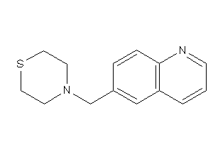 4-(6-quinolylmethyl)thiomorpholine