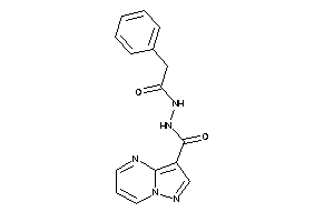 N'-(2-phenylacetyl)pyrazolo[1,5-a]pyrimidine-3-carbohydrazide