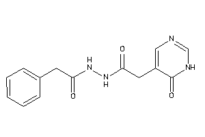 N'-[2-(6-keto-1H-pyrimidin-5-yl)acetyl]-2-phenyl-acetohydrazide