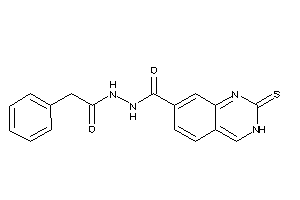 N'-(2-phenylacetyl)-2-thioxo-3H-quinazoline-7-carbohydrazide