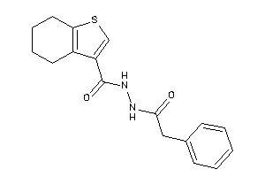 N'-(2-phenylacetyl)-4,5,6,7-tetrahydrobenzothiophene-3-carbohydrazide