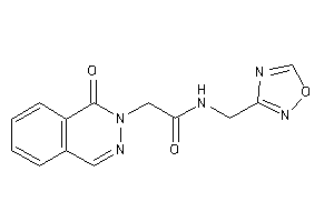 2-(1-ketophthalazin-2-yl)-N-(1,2,4-oxadiazol-3-ylmethyl)acetamide