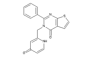 3-[(4-keto-1H-pyridin-2-yl)methyl]-2-phenyl-thieno[2,3-d]pyrimidin-4-one