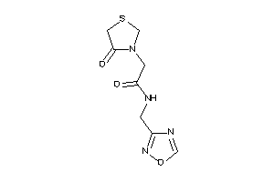 2-(4-ketothiazolidin-3-yl)-N-(1,2,4-oxadiazol-3-ylmethyl)acetamide