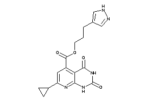 7-cyclopropyl-2,4-diketo-1H-pyrido[2,3-d]pyrimidine-5-carboxylic Acid 3-(1H-pyrazol-4-yl)propyl Ester