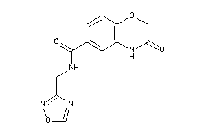 3-keto-N-(1,2,4-oxadiazol-3-ylmethyl)-4H-1,4-benzoxazine-6-carboxamide