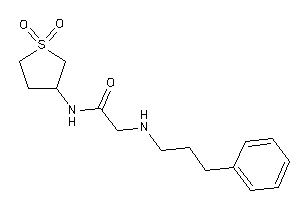 N-(1,1-diketothiolan-3-yl)-2-(3-phenylpropylamino)acetamide