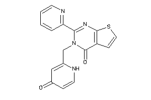 3-[(4-keto-1H-pyridin-2-yl)methyl]-2-(2-pyridyl)thieno[2,3-d]pyrimidin-4-one