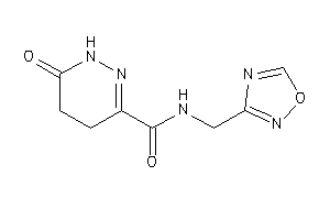 6-keto-N-(1,2,4-oxadiazol-3-ylmethyl)-4,5-dihydro-1H-pyridazine-3-carboxamide