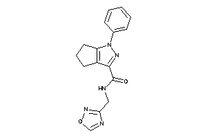 N-(1,2,4-oxadiazol-3-ylmethyl)-1-phenyl-5,6-dihydro-4H-cyclopenta[c]pyrazole-3-carboxamide