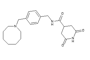 N-[4-(azocan-1-ylmethyl)benzyl]-2,6-diketo-isonipecotamide