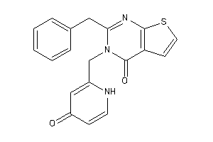 2-benzyl-3-[(4-keto-1H-pyridin-2-yl)methyl]thieno[2,3-d]pyrimidin-4-one