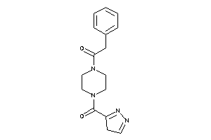 2-phenyl-1-[4-(4H-pyrazole-3-carbonyl)piperazino]ethanone