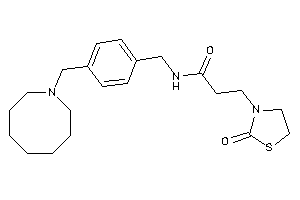 N-[4-(azocan-1-ylmethyl)benzyl]-3-(2-ketothiazolidin-3-yl)propionamide