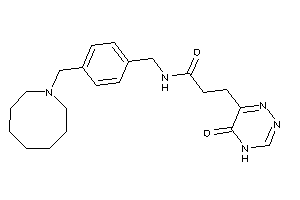 N-[4-(azocan-1-ylmethyl)benzyl]-3-(5-keto-4H-1,2,4-triazin-6-yl)propionamide