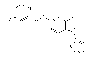 2-[[[5-(2-thienyl)thieno[2,3-d]pyrimidin-2-yl]thio]methyl]-4-pyridone