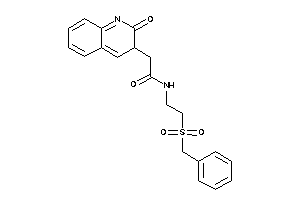 Image of N-(2-benzylsulfonylethyl)-2-(2-keto-3H-quinolin-3-yl)acetamide