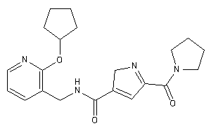 N-[[2-(cyclopentoxy)-3-pyridyl]methyl]-5-(pyrrolidine-1-carbonyl)-2H-pyrrole-3-carboxamide