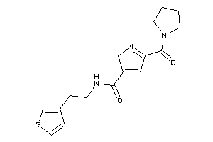 5-(pyrrolidine-1-carbonyl)-N-[2-(3-thienyl)ethyl]-2H-pyrrole-3-carboxamide