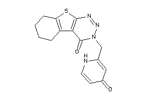 Image of 3-[(4-keto-1H-pyridin-2-yl)methyl]-5,6,7,8-tetrahydrobenzothiopheno[2,3-d]triazin-4-one