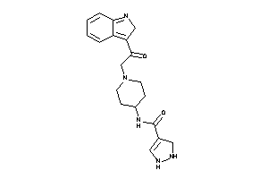 Image of N-[1-[2-(2H-indol-3-yl)-2-keto-ethyl]-4-piperidyl]-3-pyrazoline-4-carboxamide