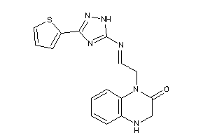 1-[2-[[3-(2-thienyl)-1H-1,2,4-triazol-5-yl]imino]ethyl]-3,4-dihydroquinoxalin-2-one