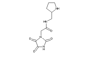 N-(pyrrolidin-2-ylmethyl)-2-(2,4,5-triketoimidazolidin-1-yl)acetamide