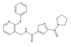 N-[(2-phenoxy-3-pyridyl)methyl]-5-(pyrrolidine-1-carbonyl)-2H-pyrrole-3-carboxamide