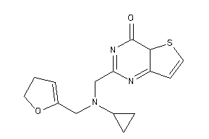 2-[[cyclopropyl(2,3-dihydrofuran-5-ylmethyl)amino]methyl]-4aH-thieno[3,2-d]pyrimidin-4-one