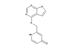 2-[(thieno[2,3-d]pyrimidin-4-ylthio)methyl]-4-pyridone