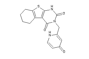 3-[(4-keto-1H-pyridin-2-yl)methyl]-5,6,7,8-tetrahydro-1H-benzothiopheno[2,3-d]pyrimidine-2,4-quinone