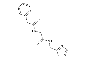 2-[(2-phenylacetyl)amino]-N-(4H-pyrazol-3-ylmethyl)acetamide
