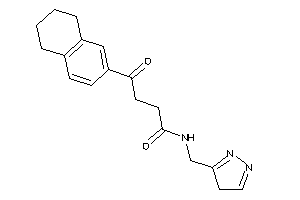 4-keto-N-(4H-pyrazol-3-ylmethyl)-4-tetralin-6-yl-butyramide