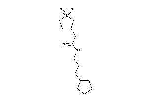 N-(3-cyclopentylpropyl)-2-(1,1-diketothiolan-3-yl)acetamide