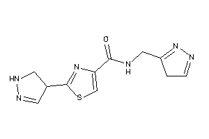 2-(2-pyrazolin-4-yl)-N-(4H-pyrazol-3-ylmethyl)thiazole-4-carboxamide