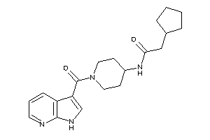 2-cyclopentyl-N-[1-(1H-pyrrolo[2,3-b]pyridine-3-carbonyl)-4-piperidyl]acetamide