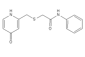 2-[(4-keto-1H-pyridin-2-yl)methylthio]-N-phenyl-acetamide